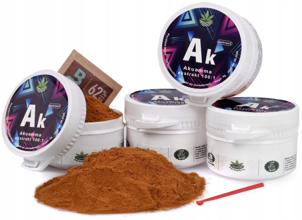 AKUAMMA EXTRACT 100:1 Picralima Nitida 100x stress addiction relaxation pain - Herbs