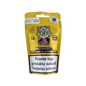 Bestsellers CBD Midwest 2 g Babcia Marysia — package of hemp flower clusters