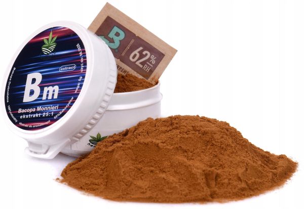 BACOPA MONNIERI EXTRACT 25:1 Bacopa minor 25x Speicher 55% Bacoside - Kräuter