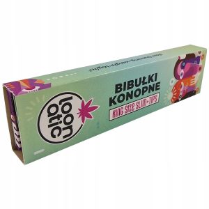 Bibułki Konopne KS Slim 32 szt. + Tips 32 szt. Loonatic - Bibułki