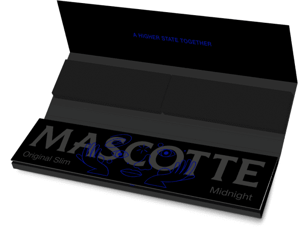 Bibułki z filterkami Mascotte Slim Size Magnetic Midnight Bibułki Mascotte Slim Magnetic Midnight combi: opakowanie z magnetycznym zamknięciem