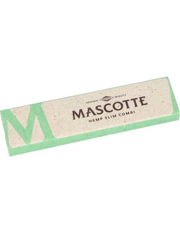 Bletki z filterkami Mascotte Organic Hemp KS Slim Combi Pack Bletki Mascotte Organic Hemp KS Slim combi pack, 34 bibułki konopne + 34 filtry, papier trawiasty