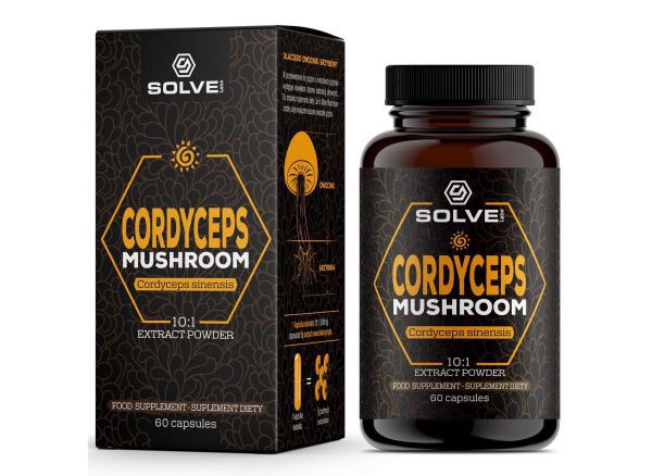 Cordyceps (Cordyceps sinensis) 10:1 Extrakt 60 Kapseln SOLVE LABS - Kapseln
