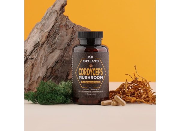 Cordyceps (Cordyceps sinensis) 10:1 Extrakt 60 Kapseln SOLVE LABS - Kapseln
