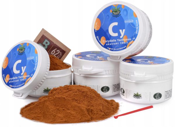 CORYDALIS YANHUSUO EKSTRAKT 100:1 Yan Hu Suo 100x ból krążenie relaks - Zioła CORYDALIS YANHUSUO EKSTRAKT 100:1 Yan Hu Suo 100x ból krążenie relaks - Zioła