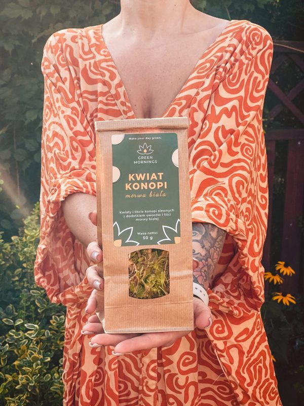 KWIAT KONOPI morwa biała GreenMornings - Herbaty