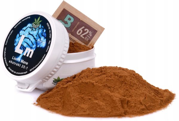 LÖWENMANE EXTRAKT 25:1 Igelsoplum 25x STRESS BRAIN MEMORY Poli 60% - Kräuter