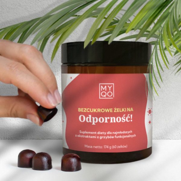 MYQO - Bezcukrowe żelki - Odporność - 60 szt - Żelki MYQO - Bezcukrowe żelki - Odporność - 60 szt - Żelki