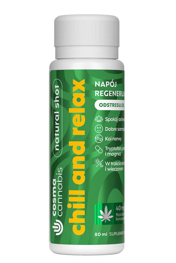 Natürlicher Schuss Cosma Cannabis - CHILL AND RELAX | Beruhigungsschuß 80ml - Schüsse Natürlicher Schuss Cosma Cannabis - CHILL AND RELAX | Beruhigungsschuß 80ml - Schüsse
