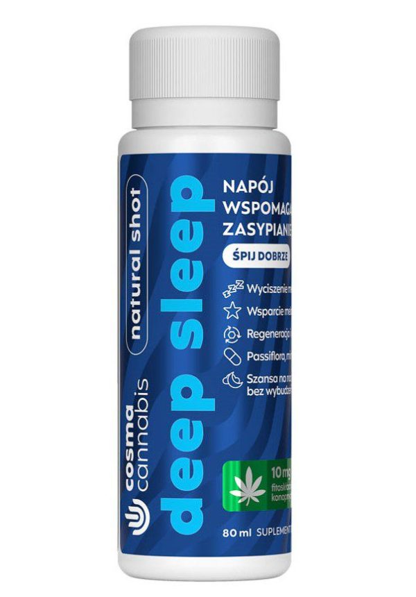 Natural shot Cosma Cannabis - DEEP SLEEP | Shot for better sleep 80ml - Shots Natural shot Cosma Cannabis - DEEP SLEEP | Shot for better sleep 80ml - Shots