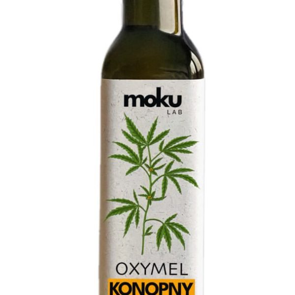 Oxymel konopny mokuLAB 250ml - ocet, czosnek, miód imbir konopie odporność - Witaminy
