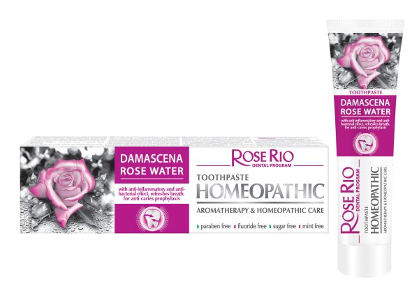 Homeopatyczna Pasta do zębów Rose Rio Homeopathic STS Rose Rio Homeopathic STS – pasta do zębów w tubce 65 ml, łagodna naturalna receptura