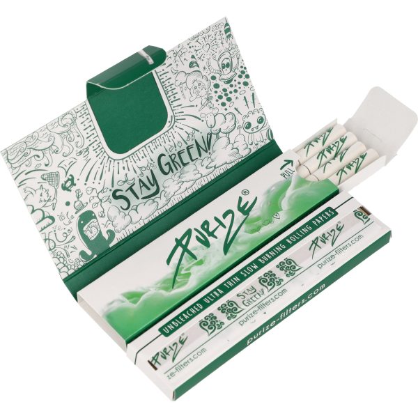 Bibułki Purize KS Slim Brown + Filtry węglowe XTRA Slim 16 szt Purize Papes n Tips KS Slim Brown: bibułki brązowe i filtry węglowe XTRA Slim, ujęcie zestawu