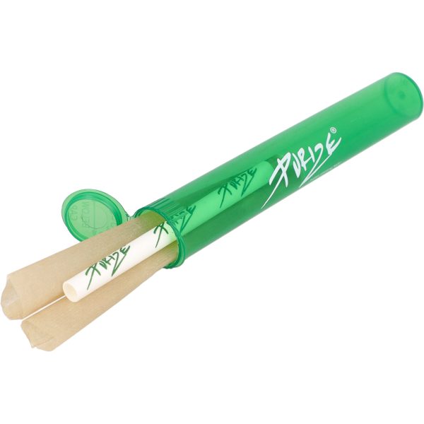 Bletki Purize Pre-Rolled Cones 2 szt. w Joint Tubie Purize Joint Tube: hermetyczna tuba na 2 gotowe stożki z filtrami węglowymi
