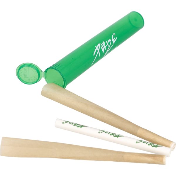 Bletki Purize Pre-Rolled Cones 2 szt. w Joint Tubie Bletki Purize Pre-Rolled Cones 2 szt: pojedynczy brązowy stożek z filtrem XTRA Slim
