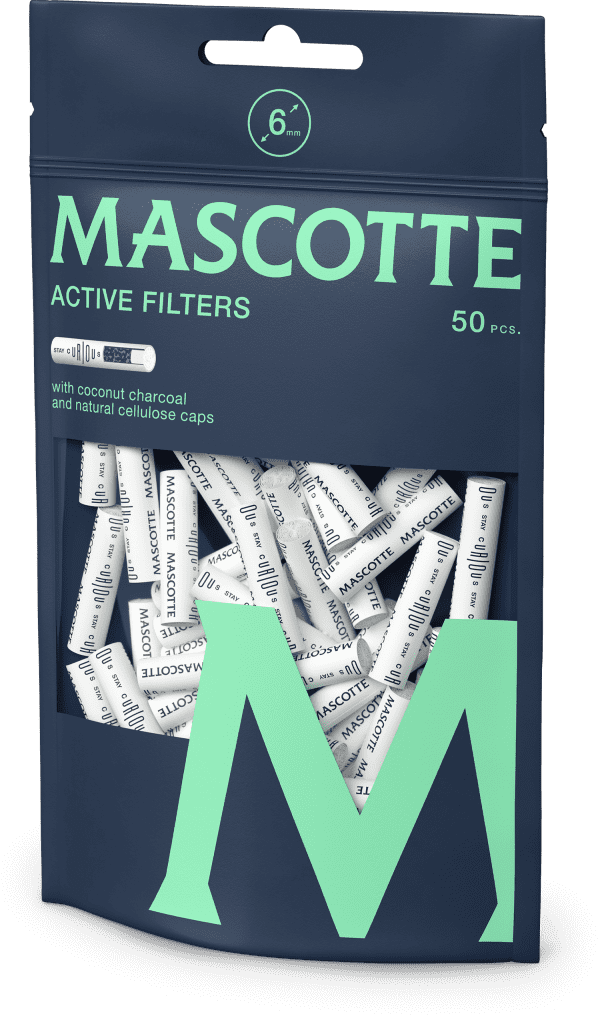 Filtry aktywne Mascotte śr. 6 mm woreczek 50 szt. - Filtry