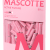 Filterki węglowe Mascotte Active PINK śr. 6 mm 50 szt Mascotte Active PINK - woreczek 50 różowych filtrów węglowych o średnicy 6 mm