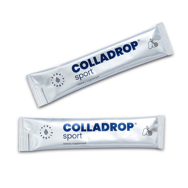 Colladrop® Sport + kreatyna, kolagen morski 5000 mg, saszetki 30 szt Saszetka Colladrop Sport: pojedyncza porcja kolagenu morskiego z kreatyną