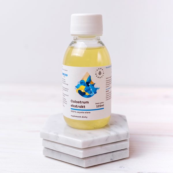 Płyn Colostrum Ekstrakt 125 ml: ujęcie etykiety