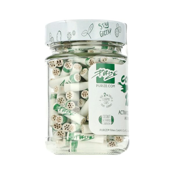 Filtry Purize z aktywnym węglem XTRA Slim CONICAL słoik 120 szt. - Filtry