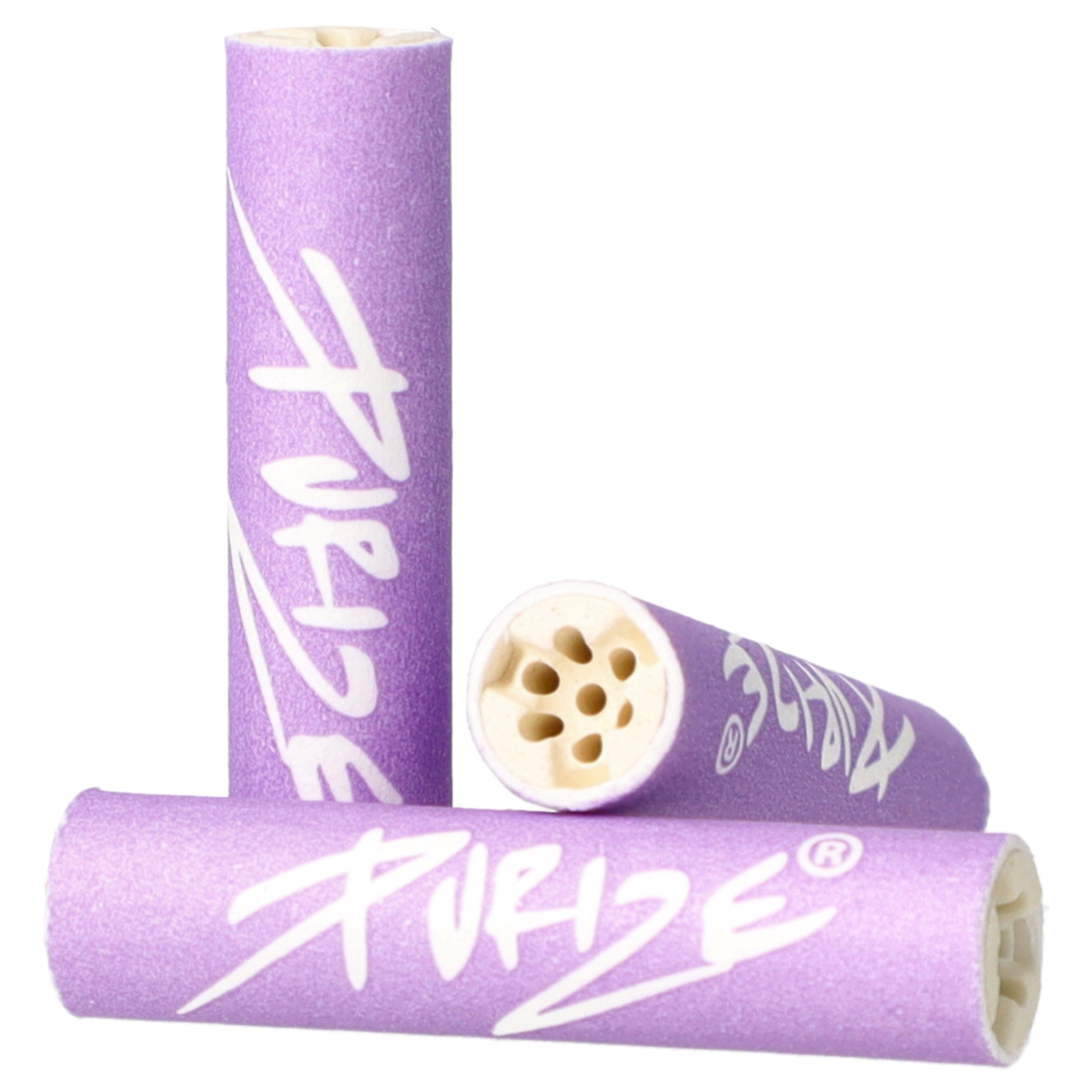 PURIZE REGULAR Lilac 50 szt. - liliowe filtry węglowe o średnicy 9 mm w woreczku