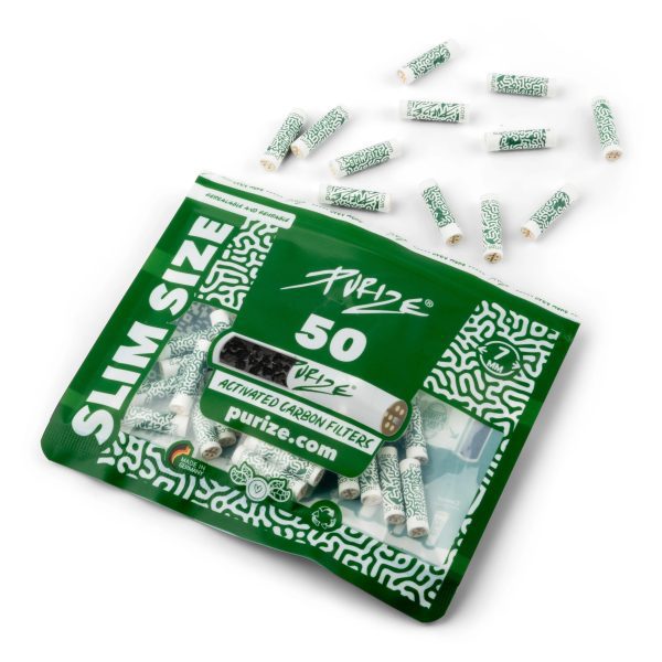 Filtry węglowe Purize SLIM Size śr. 7 mm 50 szt. - Filtry Filtry węglowe Purize SLIM Size śr. 7 mm 50 szt. - Filtry