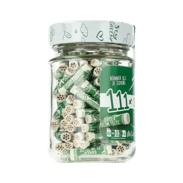 Purize Super Slim Kohlefilter 111 Stück im 5 mm Glas - Filter Purize Super Slim Kohlefilter 111 Stück im 5 mm Glas - Filter