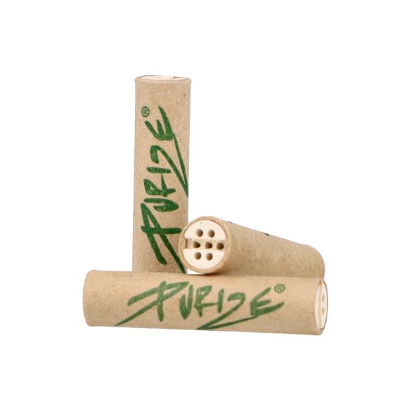 Filtry węglowe Purize XTRA Slim ORGANIC 250 szt. śr. 6 mm Purize XTRA Slim Organic: duże opakowanie 250 sztuk, naturalny beżowy korpus