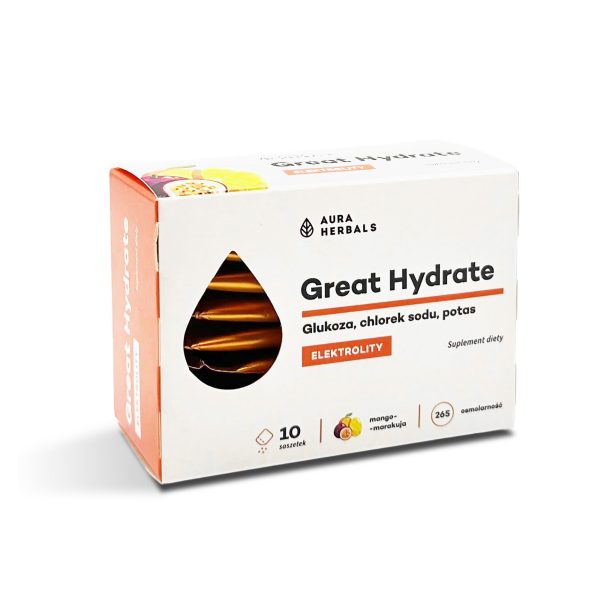 Saszetka Great Hydrate mango-marakuja – glukoza, sód i potas w jednej porcji