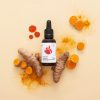 Krople z ekstraktem Curcuma longa NovaSOL: buteleczka 30 ml, ujęcie z bliska
