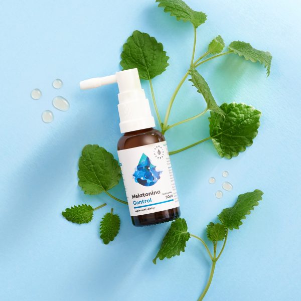 Aerozol Melatonina Control 30 ml: ujęcie etykiety z dawkowaniem (3)
