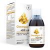 Omega-3 D3 K2 płyn 200 ml Aura Herbals: olej rybi z D3 z lanoliny i K2 MK-7 z natto