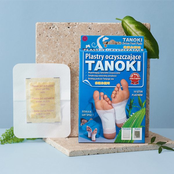 Plastry Oczyszczające TANOKI, 10 szt Plastry TANOKI: opakowanie 10 sztuk, ujęcie etykiety