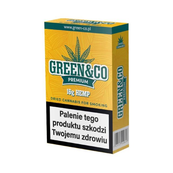 Papierosy Konopne Prerolls Green&Co Premium 20 szt 16G - Susz Papierosy Konopne Prerolls Green&Co Premium 20 szt 16G - Susz