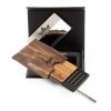 Royal Box - Dozownik do tabaki z rurką AMERICAN WALNUT BLACK - Tabaka