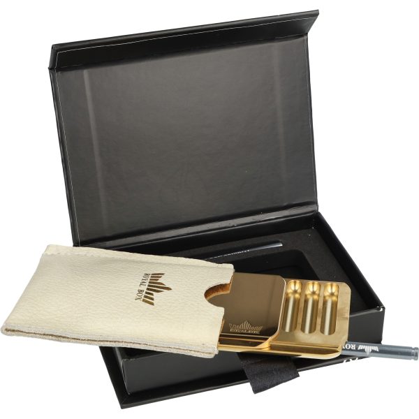 Royal Box - Dozownik tabaki Jubileuszowa Złota Edycja 24k gold - Tabaka