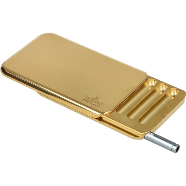 Royal Box - Dozownik tabaki Jubileuszowa Złota Edycja 24k gold - Tabaka