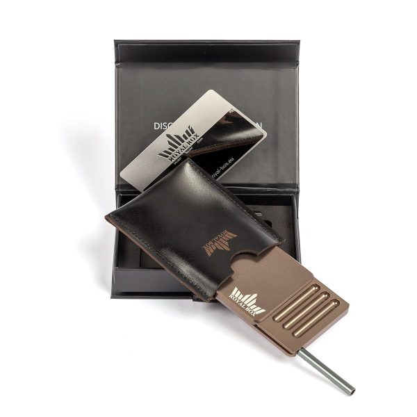 Royal Box - Dozownik tabaki z rurką Exclusive CLASSIC EDITION - Tabaka