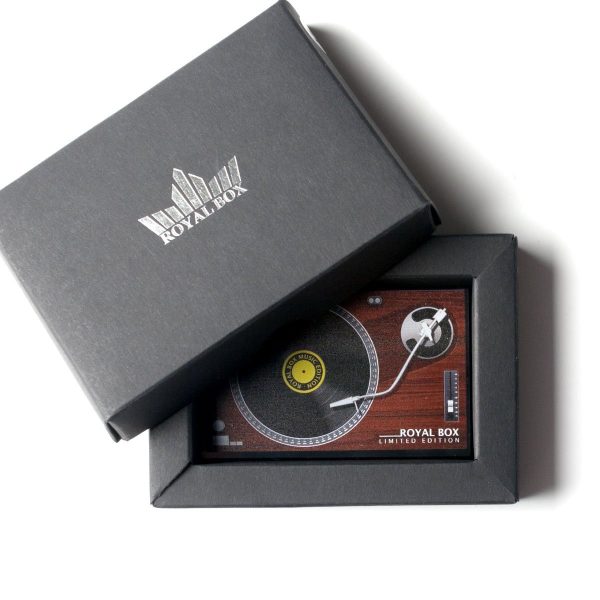 Royal Box - Dozownik tabaki z rurką i podziałką RECORD PLAYER - Tabaka