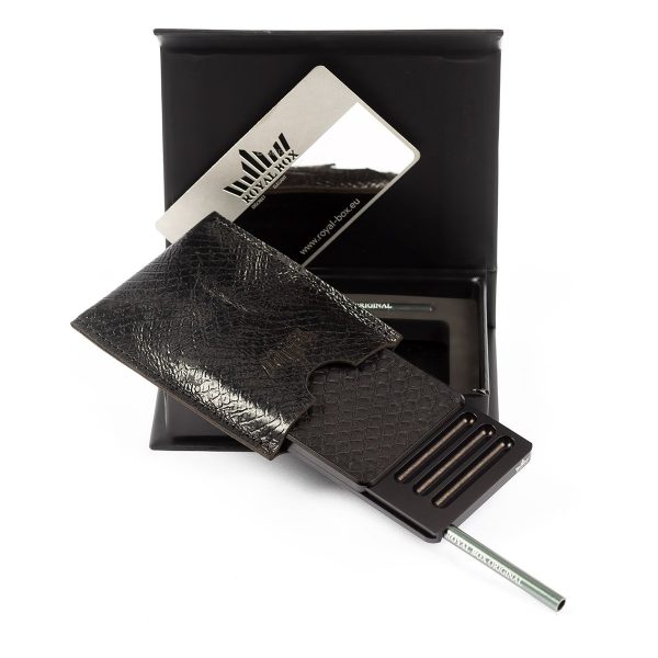 Royal Box Snuff Box - Dozownik do tabaki wzór PYTHON - Tabaka Royal Box Snuff Box - Dozownik do tabaki wzór PYTHON - Tabaka