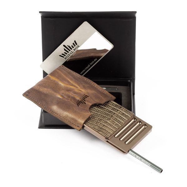 Royal Box Snuff Box - Dozownik tabaki Exclusive wzór LIZARD - Tabaka Royal Box Snuff Box - Dozownik tabaki Exclusive wzór LIZARD - Tabaka