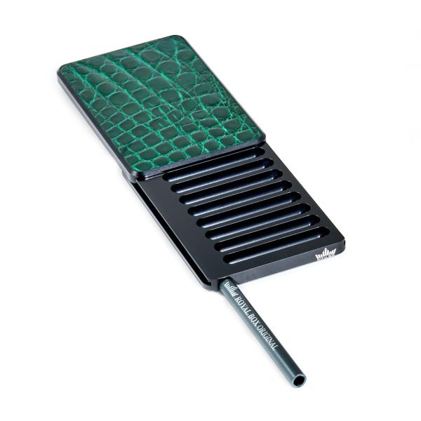 Royal Box Snuff Box - Tabakiera Exclusive wzór GENTELMEN CROCK - Tabaka Royal Box Snuff Box - Tabakiera Exclusive wzór GENTELMEN CROCK - Tabaka