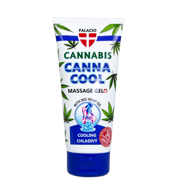 PALACIO CANNACOOL cooling hemp massage gel in a tube 200ml - Gels