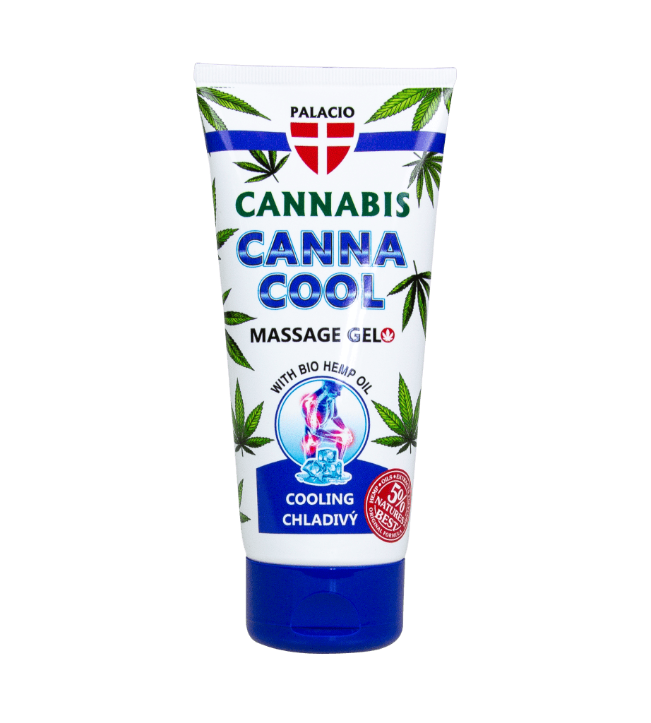 Palacio Cannacool - konopny żel chłodzący do masażu w tubie 200 ml z mentolem i wyciągami ziołowymi