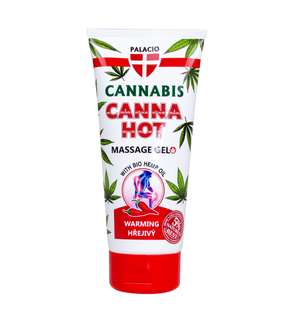 PALACIO CANNAHOT warmes Hanf-Massagegel in Tube 200ml - Gele