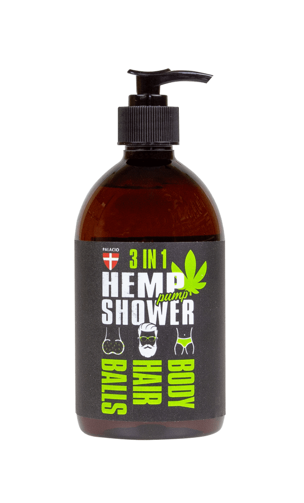 PALACIO Bomba 3w1 Żel pod prysznic z konopi dla mężczyzn 500ml - Żele