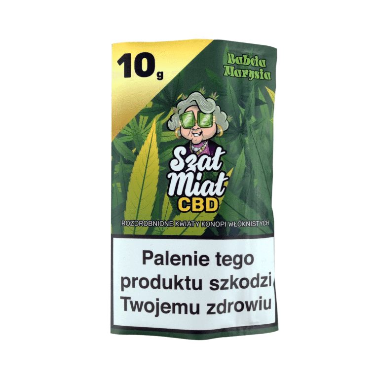 SZAŁ MIAŁ mix trym 10 g Babcia Marysia - saszetka z rozdrobnionym suszem konopnym, wersja podstawowa