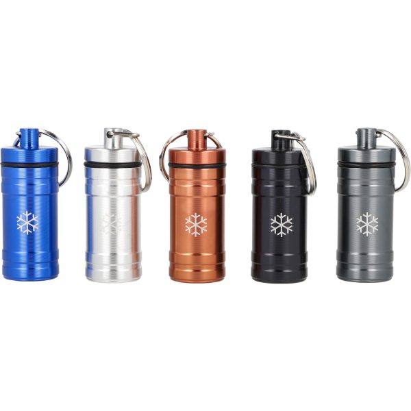 Snow Bottle Metal - Buteleczka do tabaki z łyżeczką - Tabaka