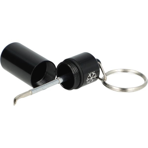 SNOW Caddy Oval - Schnupftabakbehälter mit BRELOK Löffel - Schnupftabak