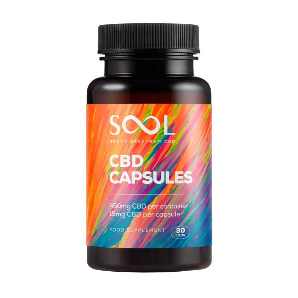 CBD Capsules 450mg 30pcs - Broad Spectrum - Capsules
